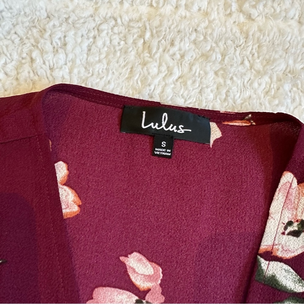 New! Lulus wrap maxi dress - Picture 5 of 6